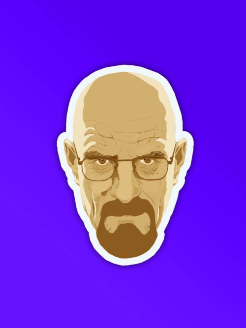Walter White BB Laptop   Mobile Sticker