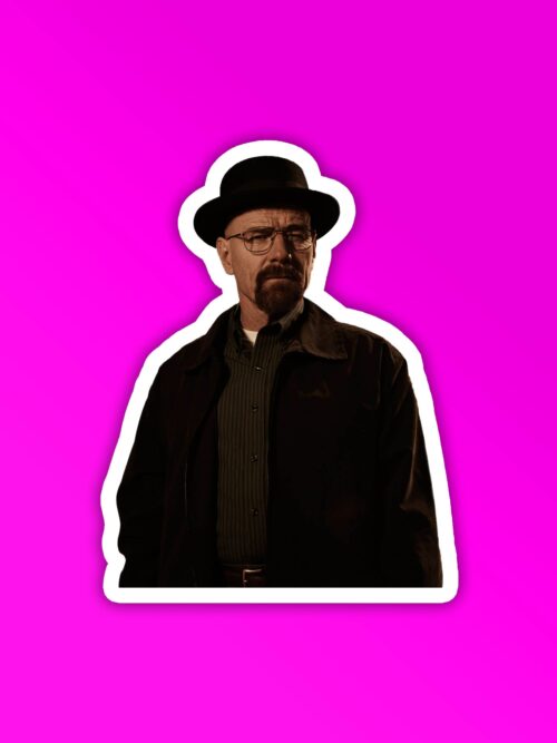 Walter White Laptop   Mobile Sticker
