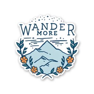 Wander More Sticker Wander More Sticker