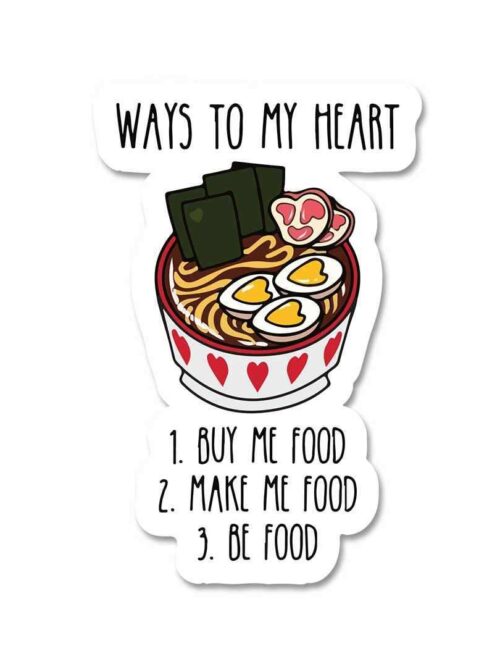 Ways To My Heart Sticker