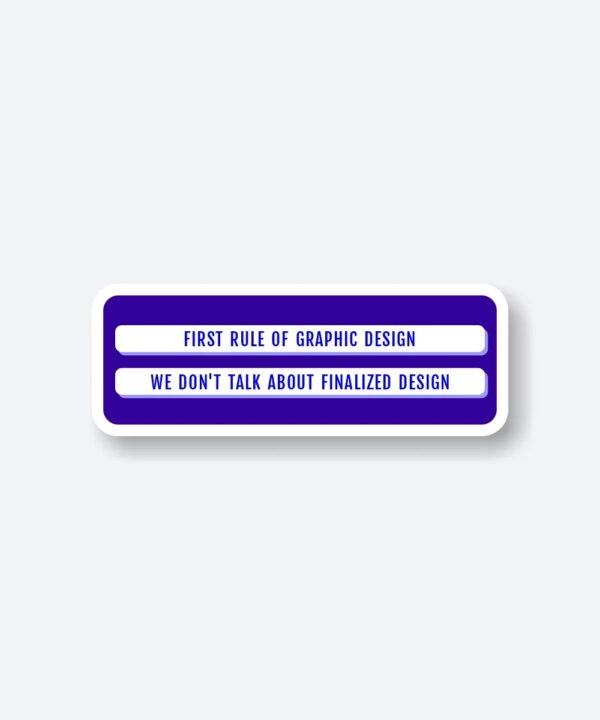 We Dont Talk About Finalized Design Sticker We Dont Talk About Finalized Design Sticker