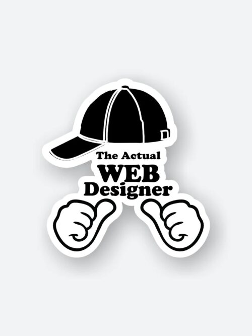 Web Designer Sticker