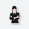 Wednesday Faceless Sticker