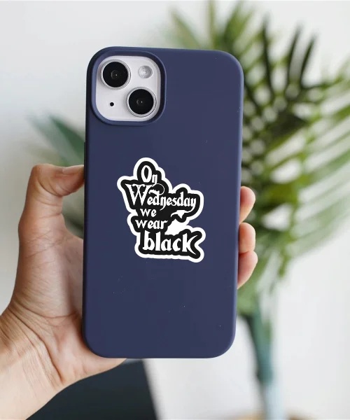 Wednesday Wear Black Sticker