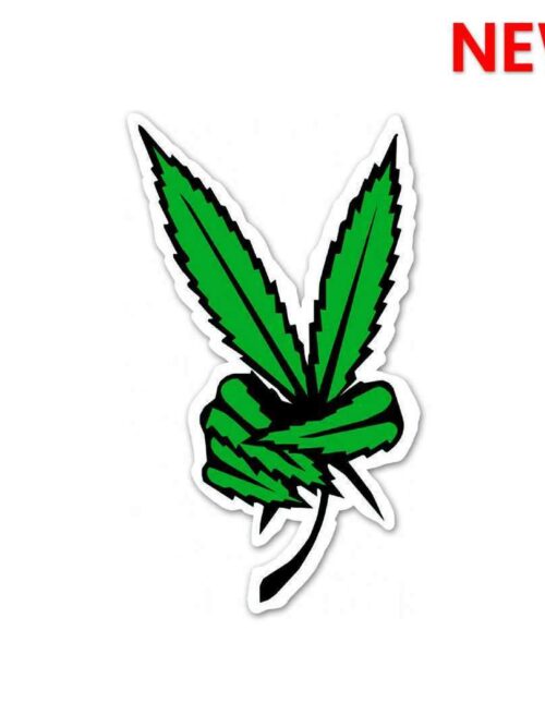 Weed Peace Sticker