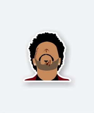 Weeknd Blinding Lights Sticker Weeknd Blinding Lights Sticker