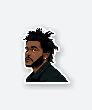 Weeknd Face Sticker Weeknd Face Sticker