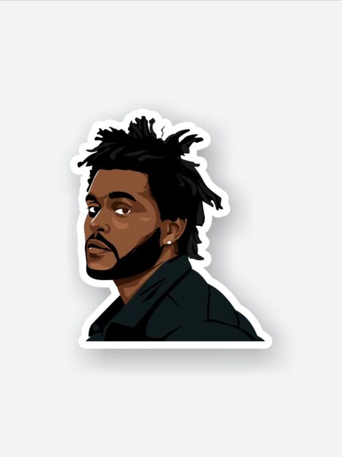 Weeknd Face Sticker