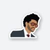 Weeknd With Shades Sticker