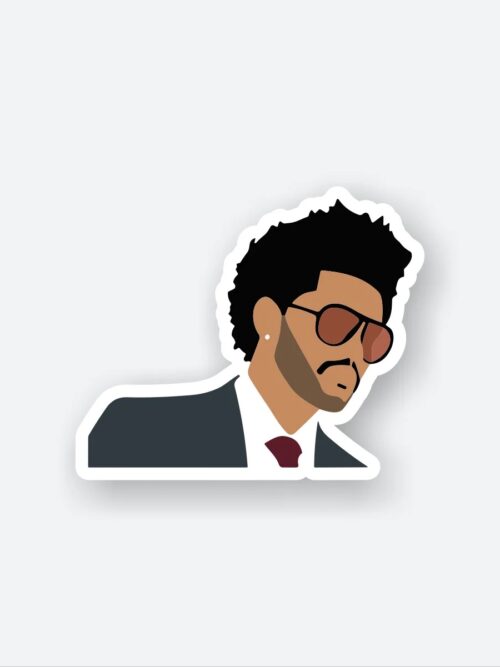 Weeknd With Shades Sticker