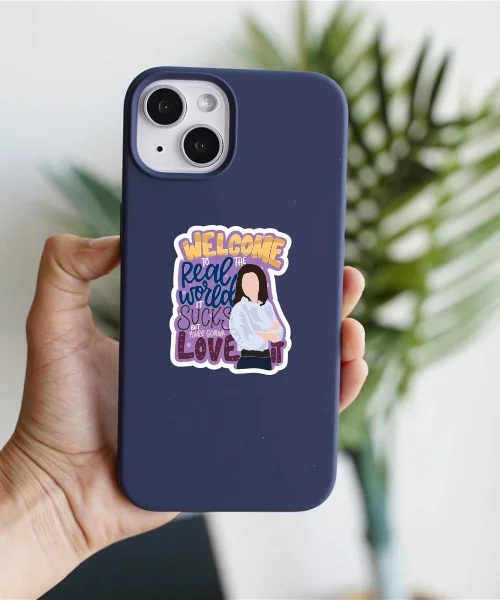 Welcome To The Real World Sticker