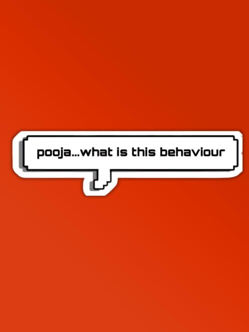 What Is This Behavior  Sticker