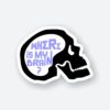 Where Is My Brain Sticker