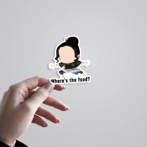 Wheres The Food Anime Stickers