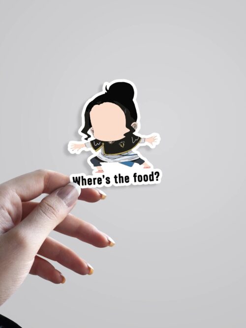 Wheres The Food Anime Stickers