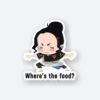 Wheres The Food Black Clover Sticker