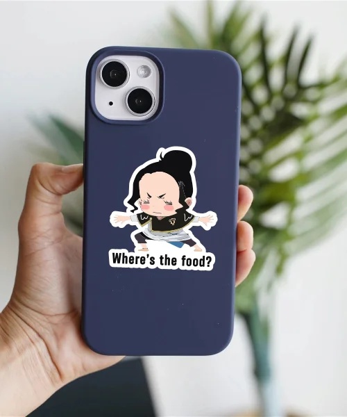 Wheres The Food Black Clover Sticker