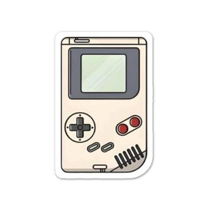 White Gameboy Sticker White Gameboy Sticker