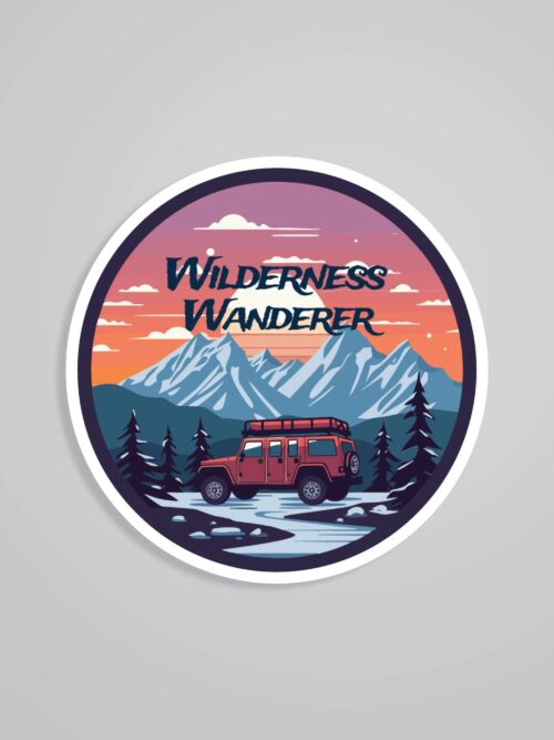 Wilderness Wanderer Travels Stickers
