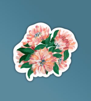 Wildflower Laptop Mobile Stickers