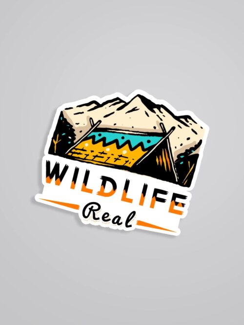 Wildlife Real Mountain Travels Stickers