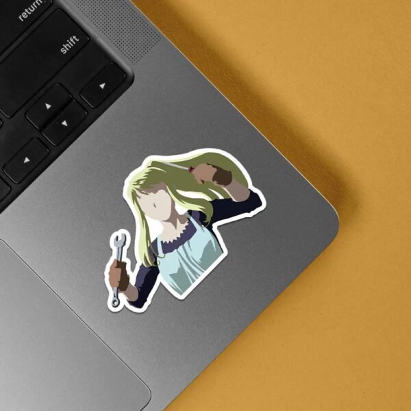 Winry Rockbell Minimalist Anime Stickers Winry Rockbell Minimalist Anime Stickers