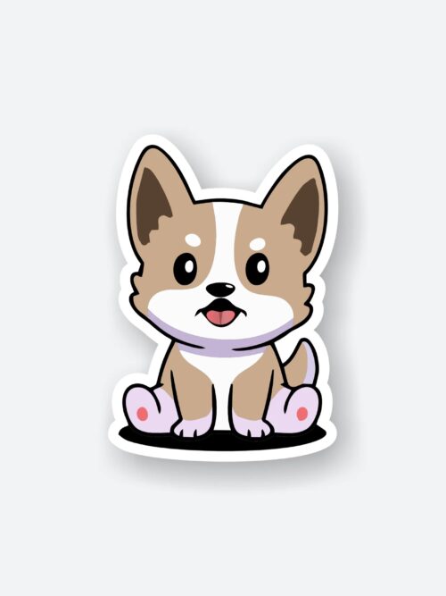 Winsome Puppy Sticker