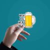 Wish You Were Beer Sticker