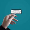 With Great Power Comes Great Responsibility_ Sticker