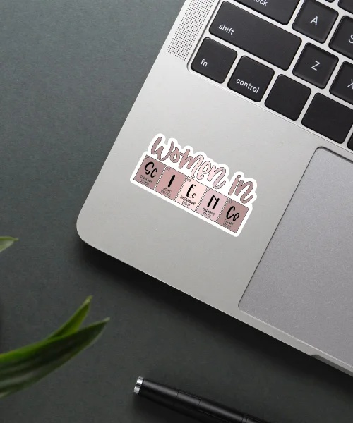 Women In Science Sticker
