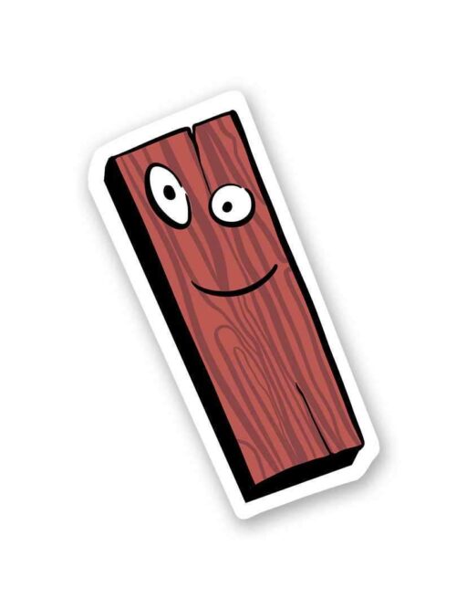 Wood Board Sticker