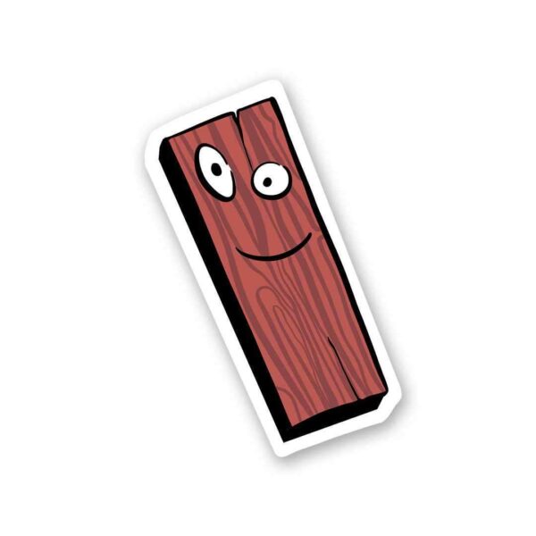 Wood Board Sticker