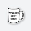 Worlds Best Boss Sticker