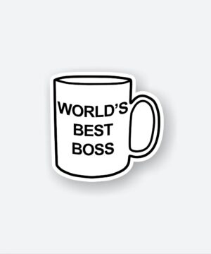 Worlds Best Boss Sticker