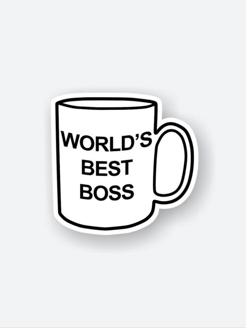 Worlds Best Boss Sticker
