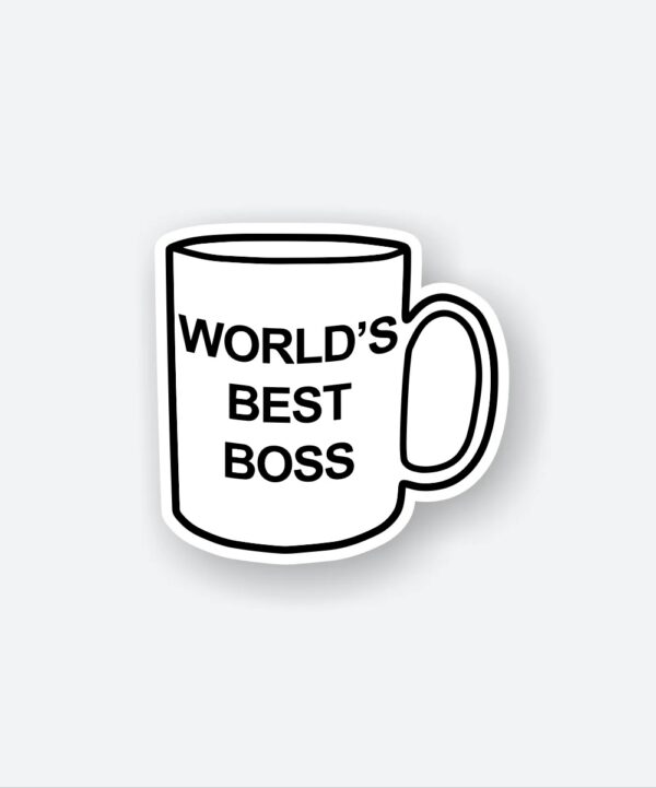 Worlds Best Boss Sticker