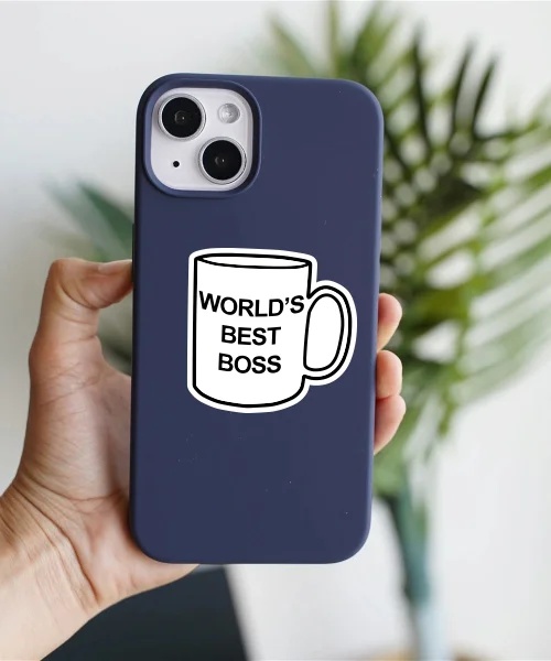 Worlds Best Boss Sticker