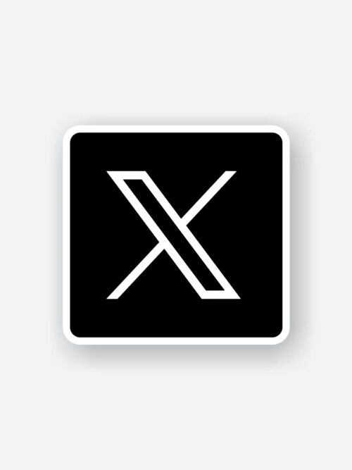 XTwitter Logo Sticker