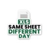 Xls Same Sheet Different Day Sticker
