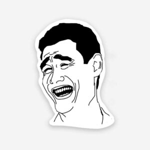 Yao Ming Meme Face Sticker Yao Ming Meme Face Sticker