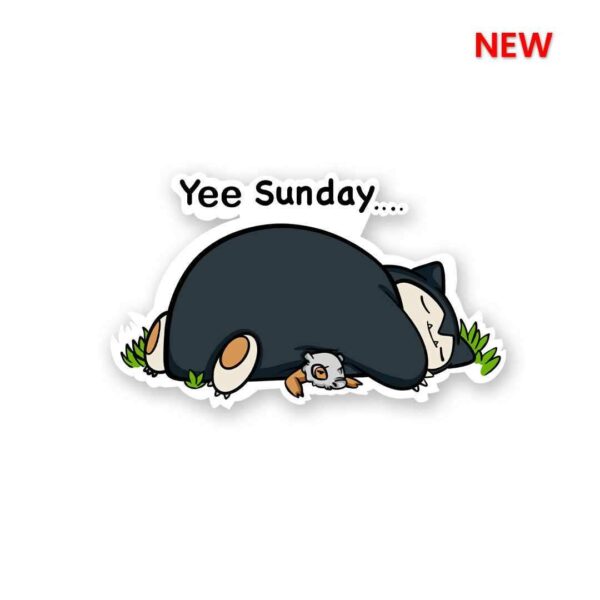 Yeee Sunday Sticker