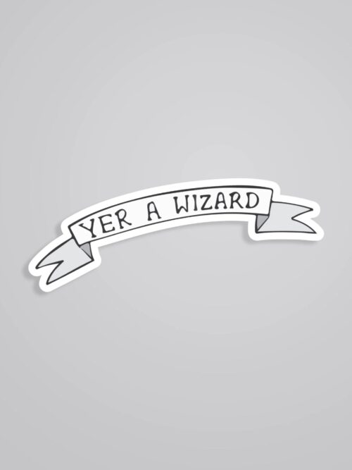 Yer A Wizard Movies Stickers