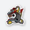 Yin Yang Dragon Sticker