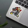 Yin Yang Dragon Sticker
