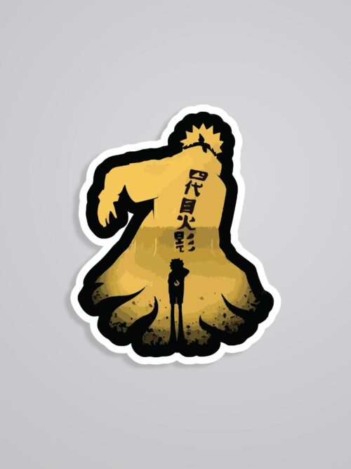 Yondaime Silhouette Anime Stickers