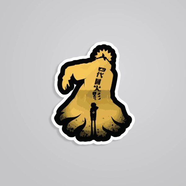 Yondaime Silhouette Anime Stickers Yondaime Silhouette Anime Stickers