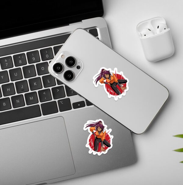 Yoruichi Shihoin Laptop Mobile Stickers Yoruichi Shihoin Laptop Mobile Stickers