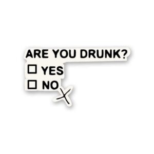 You Are Drunk Sticker You Are Drunk Sticker