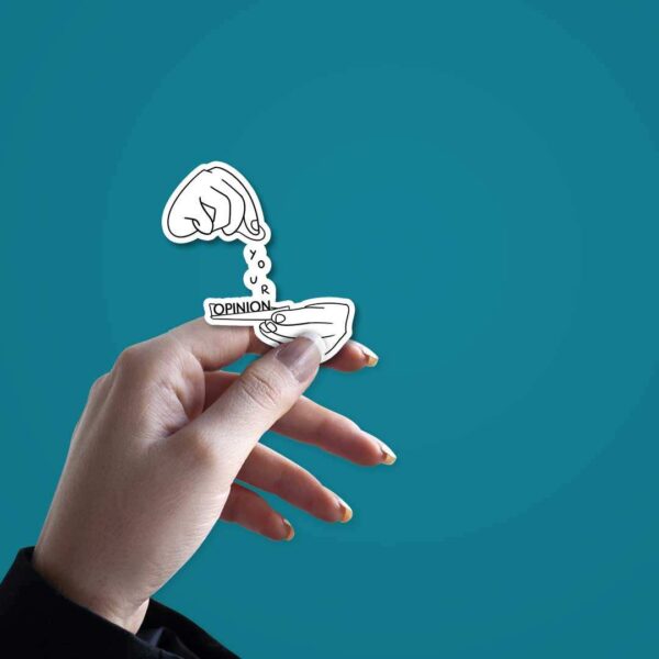 Your Opinion Sticker