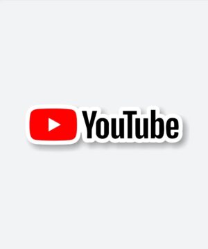 Youtube Name Logo Sticker Youtube Name Logo Sticker
